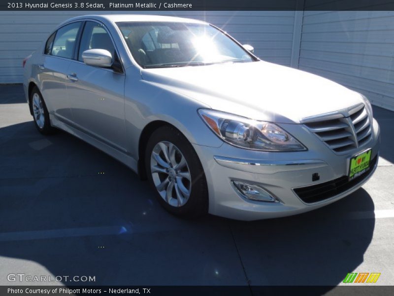 Platinum Metallic / Cashmere 2013 Hyundai Genesis 3.8 Sedan