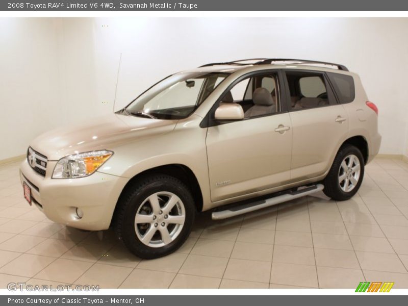 Savannah Metallic / Taupe 2008 Toyota RAV4 Limited V6 4WD
