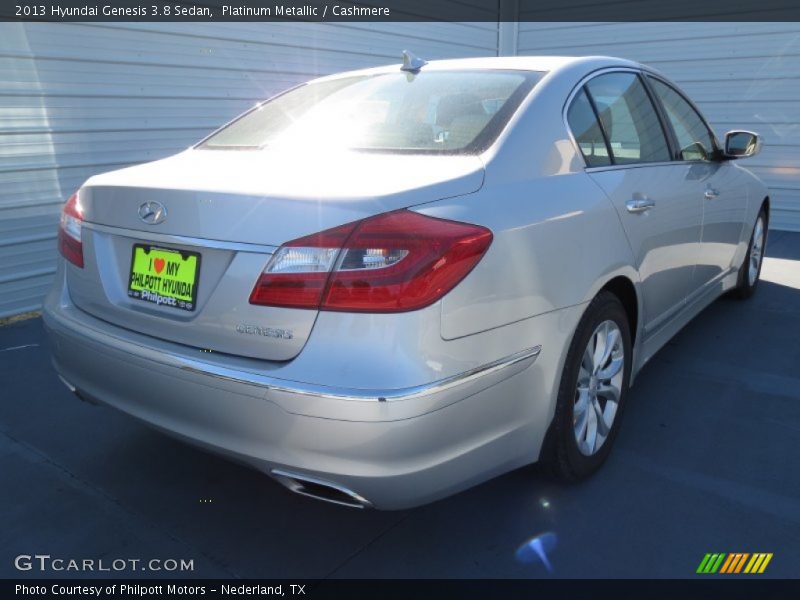 Platinum Metallic / Cashmere 2013 Hyundai Genesis 3.8 Sedan
