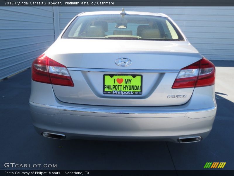 Platinum Metallic / Cashmere 2013 Hyundai Genesis 3.8 Sedan