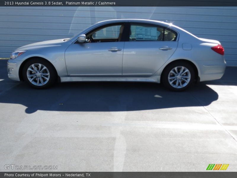 Platinum Metallic / Cashmere 2013 Hyundai Genesis 3.8 Sedan