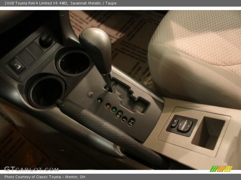 Savannah Metallic / Taupe 2008 Toyota RAV4 Limited V6 4WD