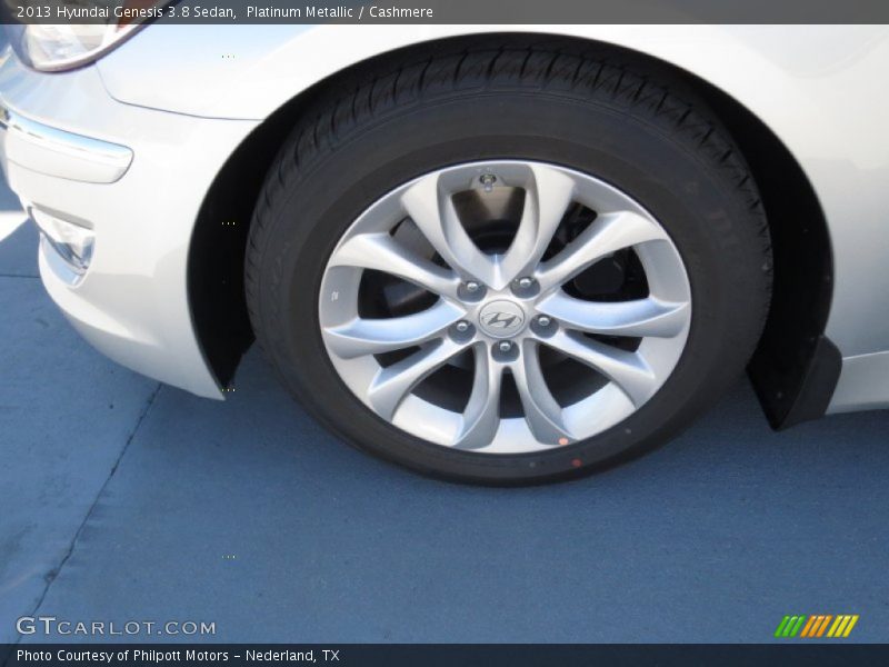 Platinum Metallic / Cashmere 2013 Hyundai Genesis 3.8 Sedan