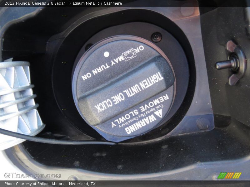 Platinum Metallic / Cashmere 2013 Hyundai Genesis 3.8 Sedan