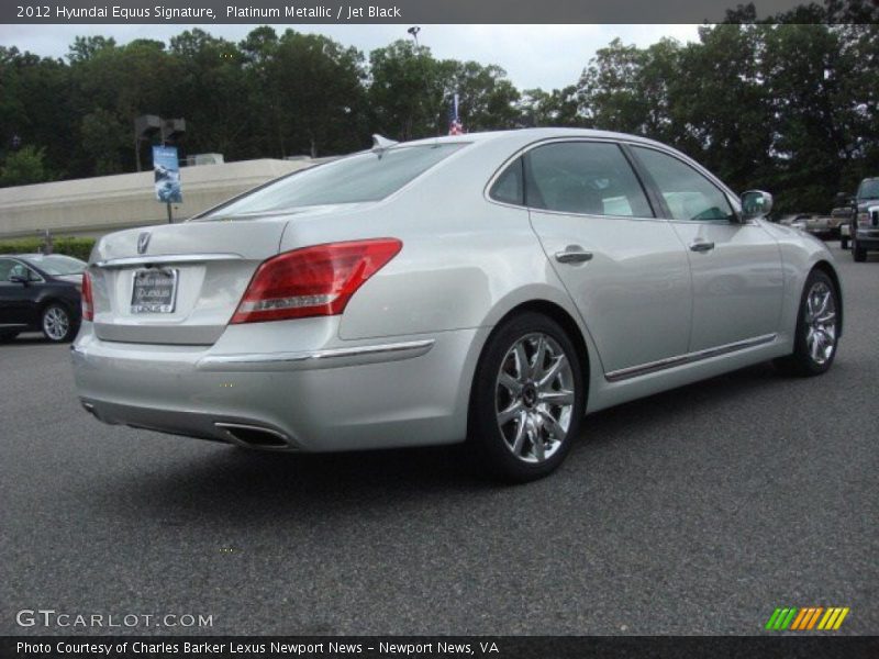 Platinum Metallic / Jet Black 2012 Hyundai Equus Signature