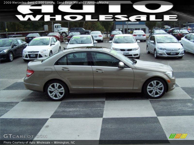 Sand Beige Metallic / Almond/Mocha 2009 Mercedes-Benz C 300 Luxury