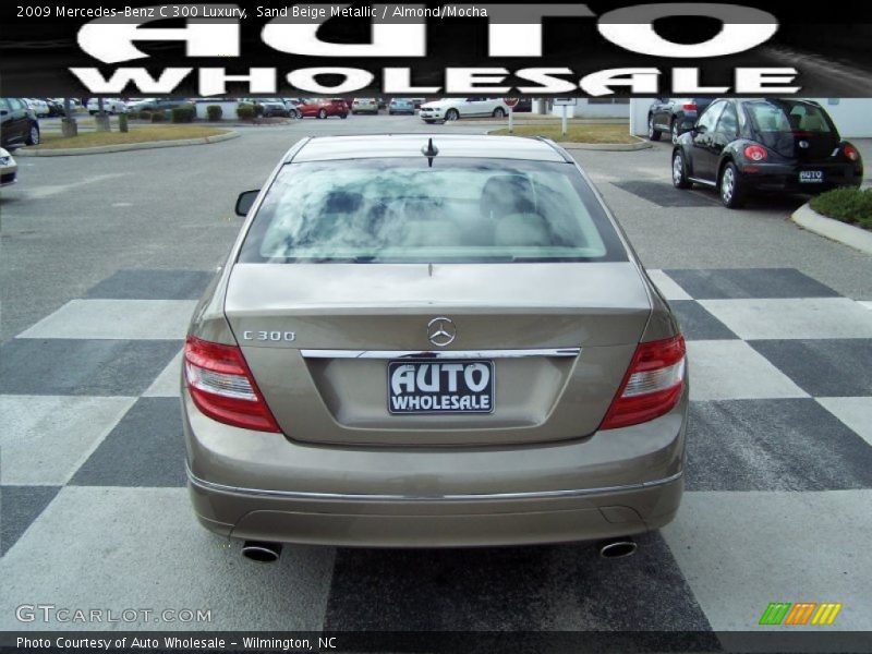 Sand Beige Metallic / Almond/Mocha 2009 Mercedes-Benz C 300 Luxury