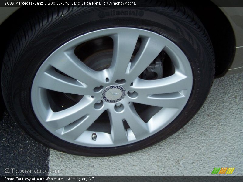 Sand Beige Metallic / Almond/Mocha 2009 Mercedes-Benz C 300 Luxury