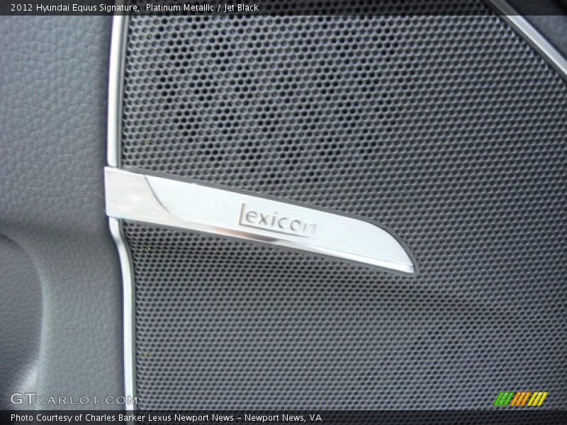 Platinum Metallic / Jet Black 2012 Hyundai Equus Signature