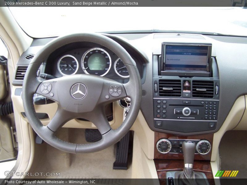 Sand Beige Metallic / Almond/Mocha 2009 Mercedes-Benz C 300 Luxury