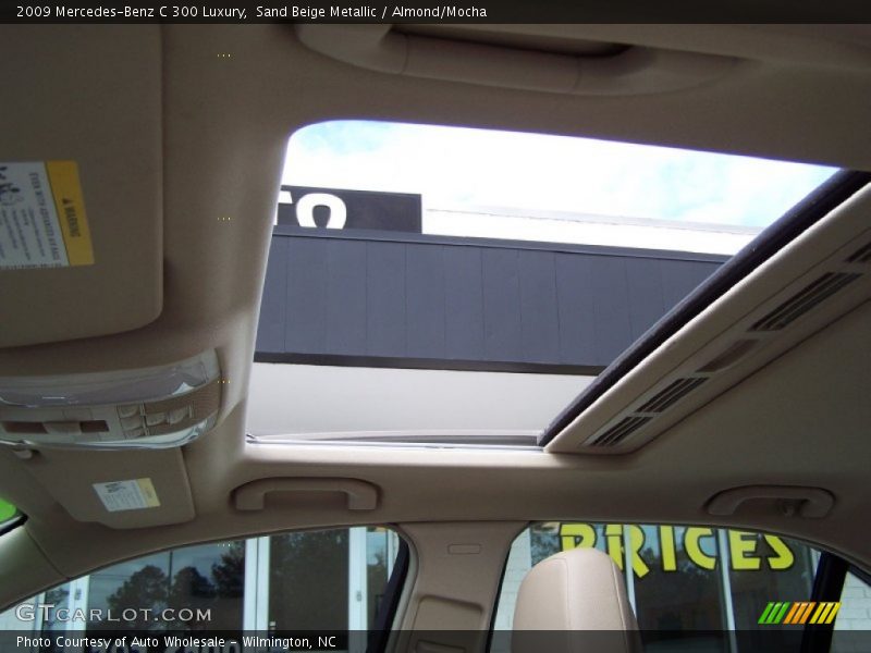 Sand Beige Metallic / Almond/Mocha 2009 Mercedes-Benz C 300 Luxury