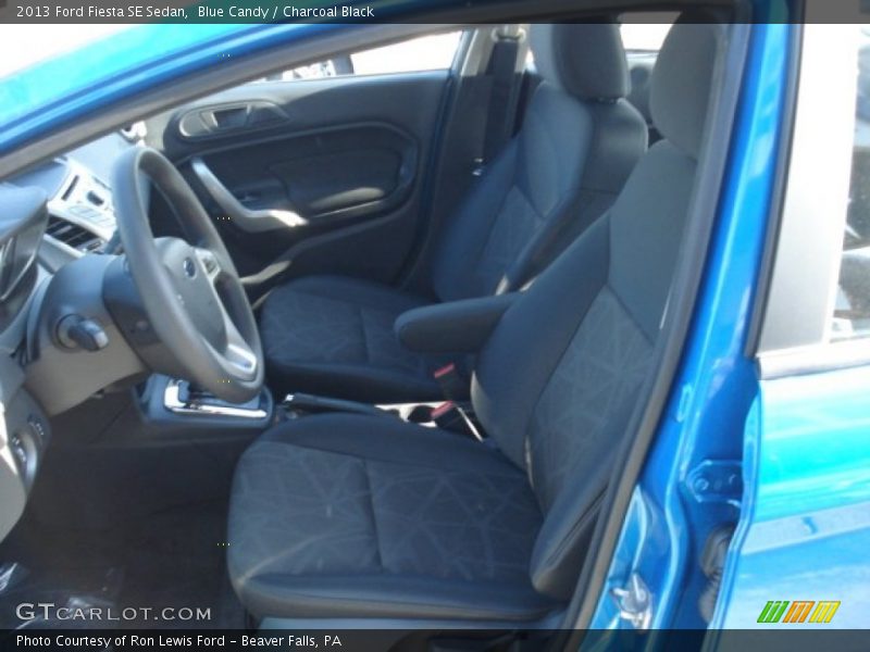 Blue Candy / Charcoal Black 2013 Ford Fiesta SE Sedan