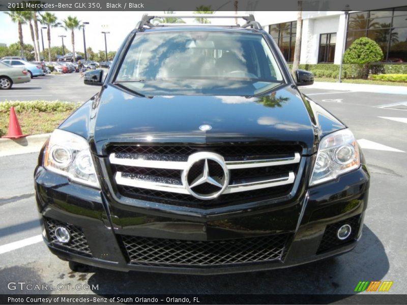 Black / Black 2011 Mercedes-Benz GLK 350
