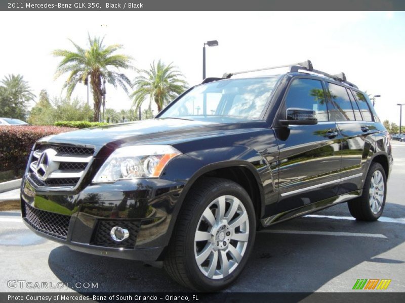 Black / Black 2011 Mercedes-Benz GLK 350