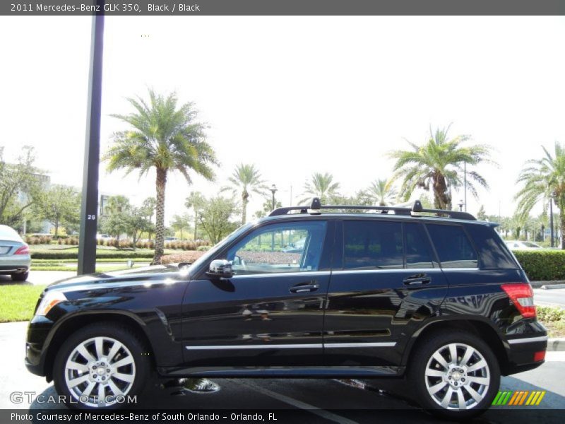 Black / Black 2011 Mercedes-Benz GLK 350