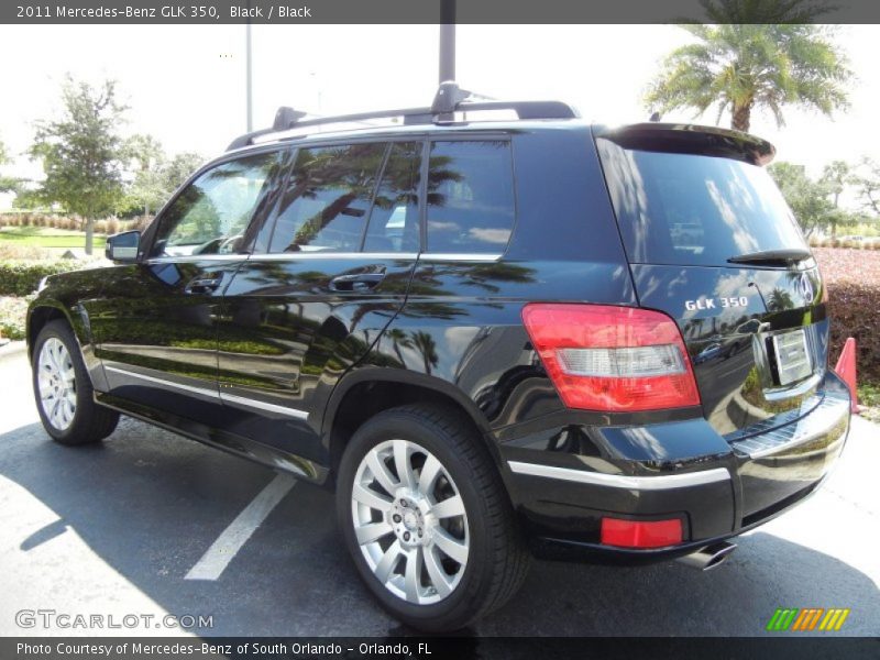 Black / Black 2011 Mercedes-Benz GLK 350