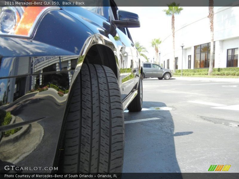 Black / Black 2011 Mercedes-Benz GLK 350