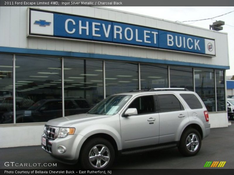Ingot Silver Metallic / Charcoal Black 2011 Ford Escape Limited 4WD