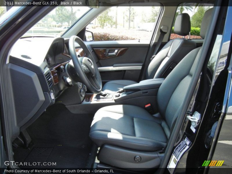 Black / Black 2011 Mercedes-Benz GLK 350