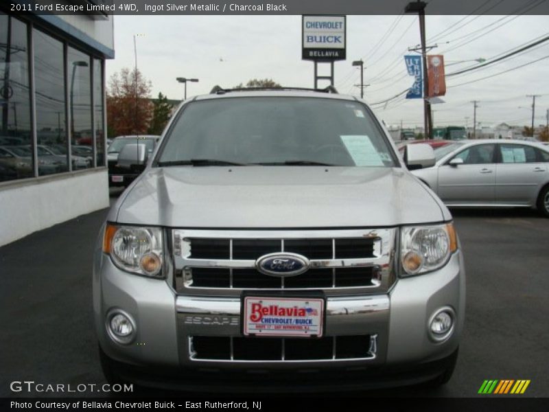 Ingot Silver Metallic / Charcoal Black 2011 Ford Escape Limited 4WD