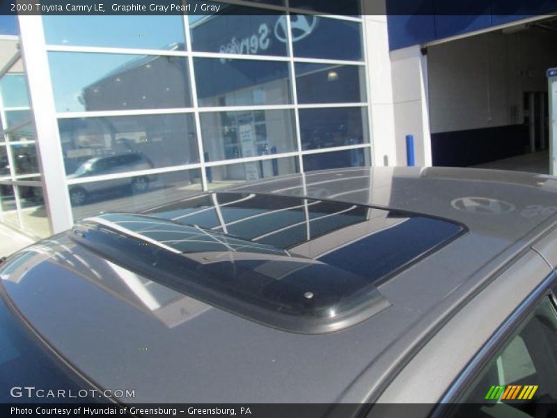 Graphite Gray Pearl / Gray 2000 Toyota Camry LE