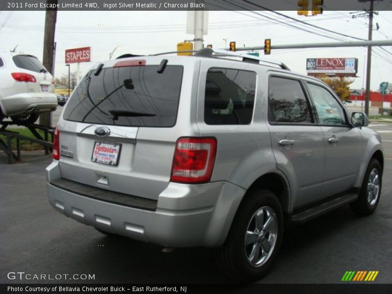 Ingot Silver Metallic / Charcoal Black 2011 Ford Escape Limited 4WD