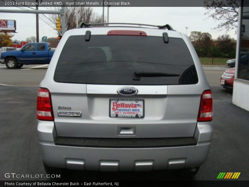 Ingot Silver Metallic / Charcoal Black 2011 Ford Escape Limited 4WD