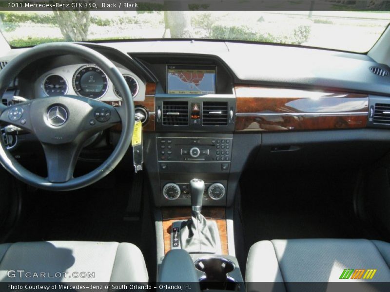 Black / Black 2011 Mercedes-Benz GLK 350