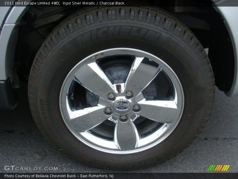Ingot Silver Metallic / Charcoal Black 2011 Ford Escape Limited 4WD