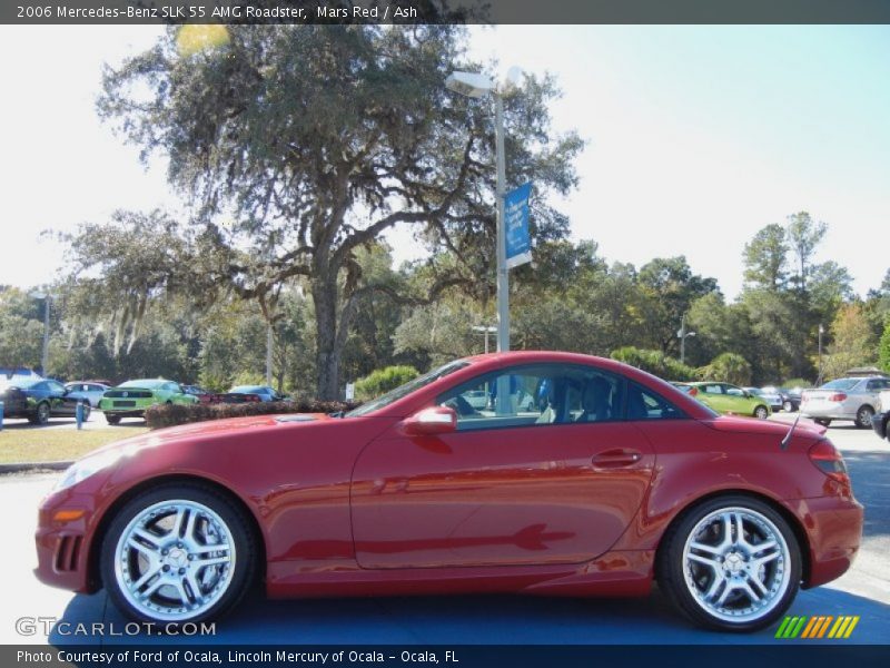  2006 SLK 55 AMG Roadster Mars Red