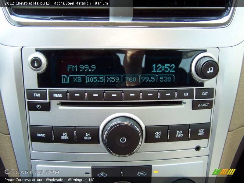 Mocha Steel Metallic / Titanium 2012 Chevrolet Malibu LS
