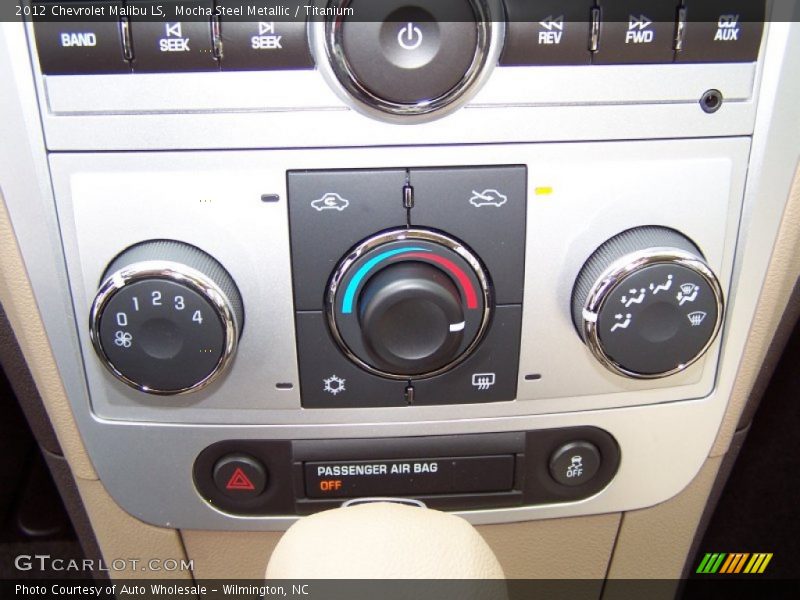 Mocha Steel Metallic / Titanium 2012 Chevrolet Malibu LS