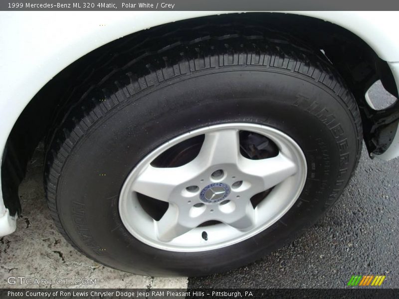 Polar White / Grey 1999 Mercedes-Benz ML 320 4Matic