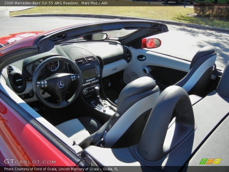 Mars Red / Ash 2006 Mercedes-Benz SLK 55 AMG Roadster