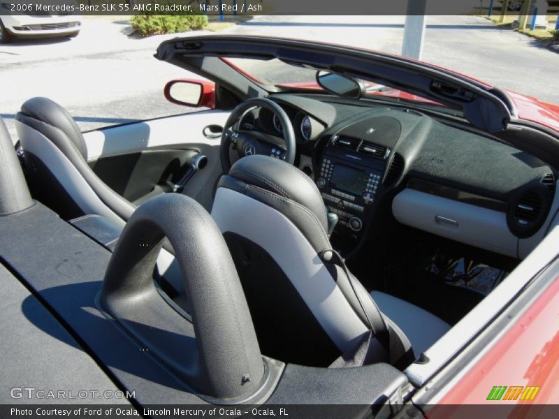 Mars Red / Ash 2006 Mercedes-Benz SLK 55 AMG Roadster