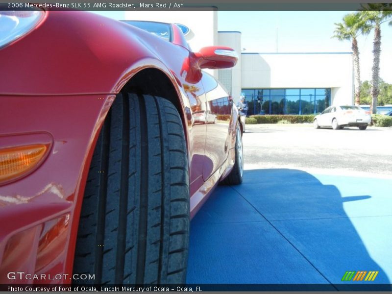 Mars Red / Ash 2006 Mercedes-Benz SLK 55 AMG Roadster