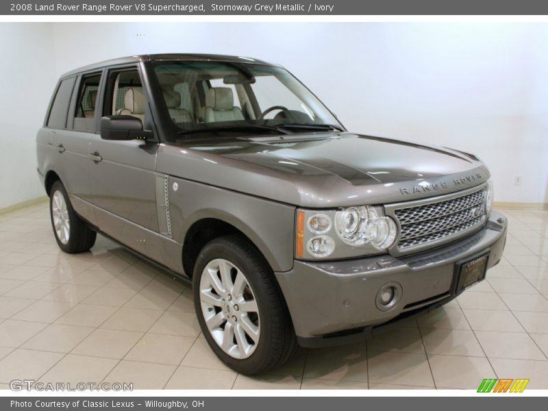 Stornoway Grey Metallic / Ivory 2008 Land Rover Range Rover V8 Supercharged