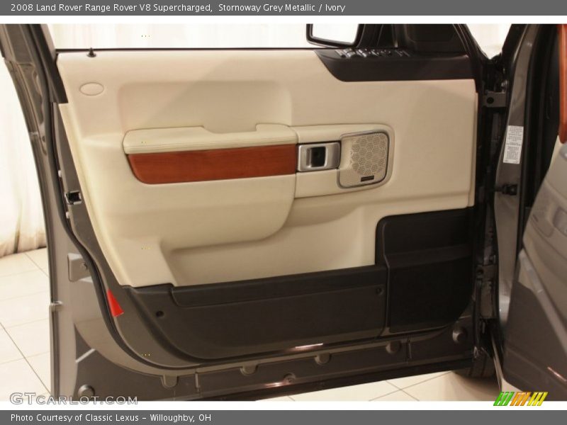Stornoway Grey Metallic / Ivory 2008 Land Rover Range Rover V8 Supercharged