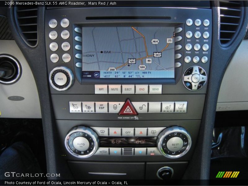 Controls of 2006 SLK 55 AMG Roadster