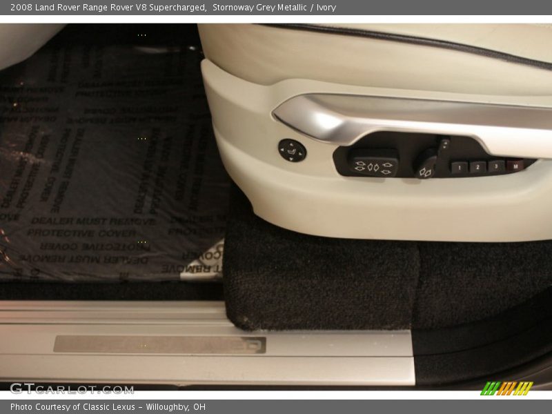 Stornoway Grey Metallic / Ivory 2008 Land Rover Range Rover V8 Supercharged