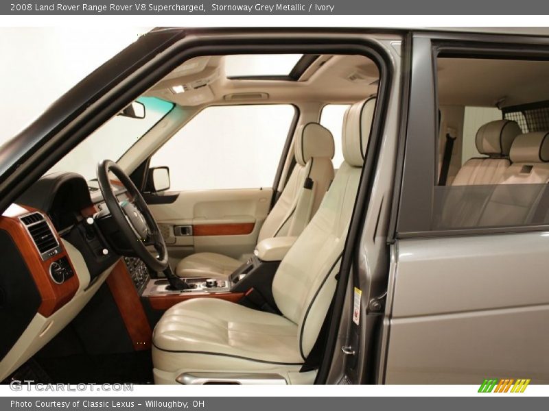 Stornoway Grey Metallic / Ivory 2008 Land Rover Range Rover V8 Supercharged