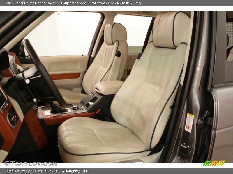 Stornoway Grey Metallic / Ivory 2008 Land Rover Range Rover V8 Supercharged