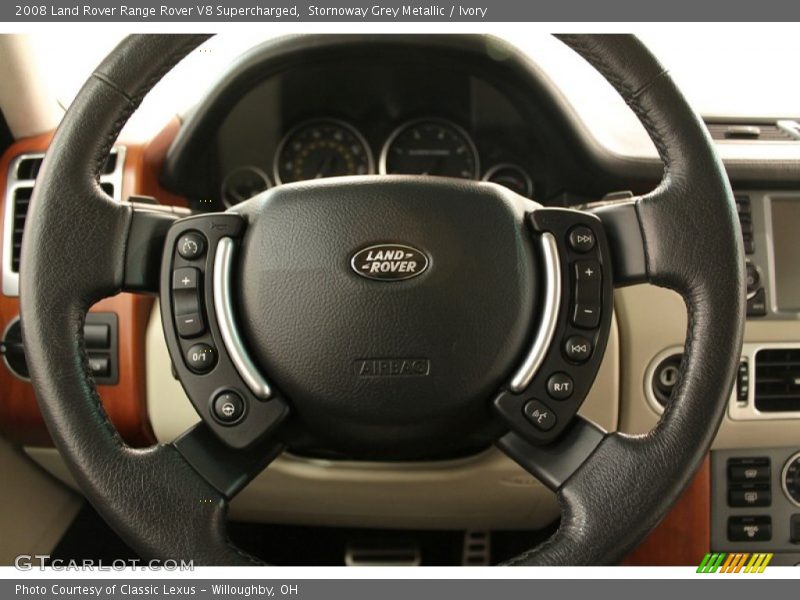 Stornoway Grey Metallic / Ivory 2008 Land Rover Range Rover V8 Supercharged