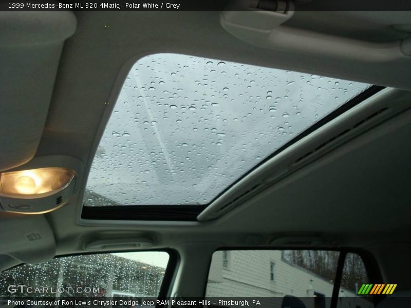 Polar White / Grey 1999 Mercedes-Benz ML 320 4Matic