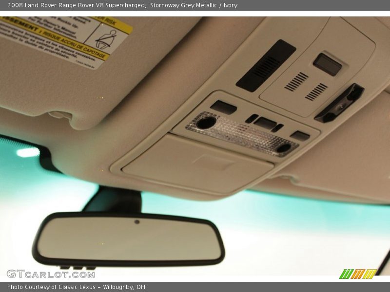 Stornoway Grey Metallic / Ivory 2008 Land Rover Range Rover V8 Supercharged