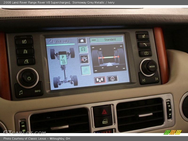 Stornoway Grey Metallic / Ivory 2008 Land Rover Range Rover V8 Supercharged