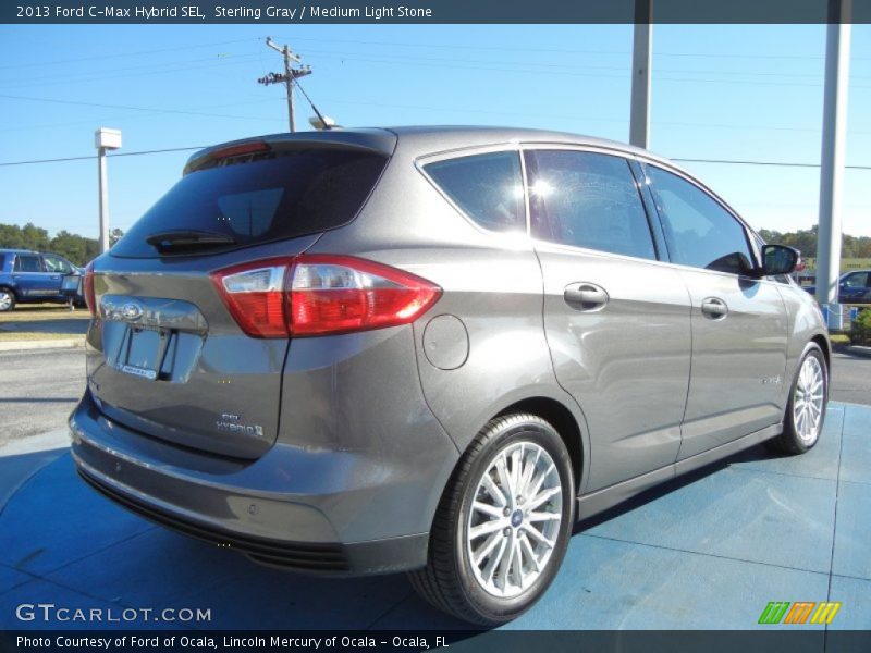 Sterling Gray / Medium Light Stone 2013 Ford C-Max Hybrid SEL