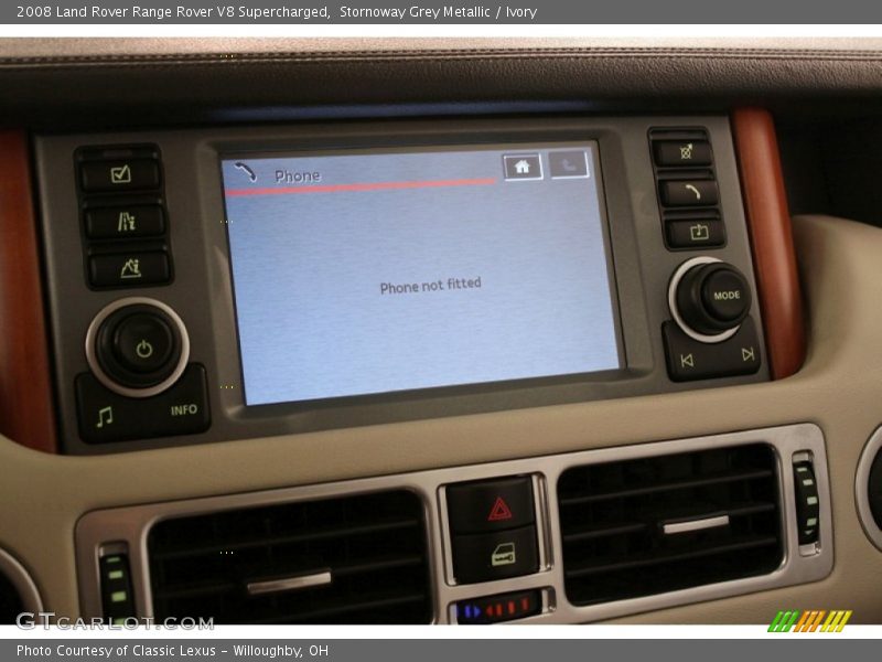 Stornoway Grey Metallic / Ivory 2008 Land Rover Range Rover V8 Supercharged