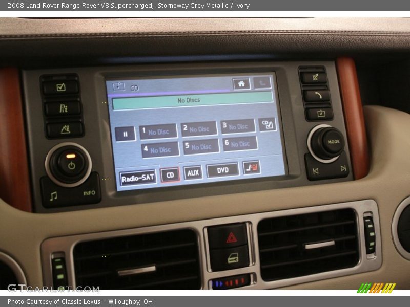 Stornoway Grey Metallic / Ivory 2008 Land Rover Range Rover V8 Supercharged