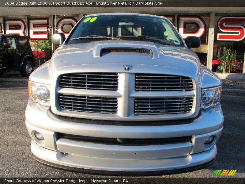 Bright Silver Metallic / Dark Slate Gray 2004 Dodge Ram 1500 SLT Sport Quad Cab 4x4